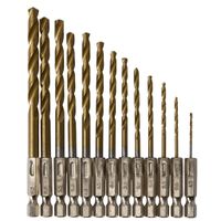 Wiertła do wkrętarki tytanowe 13szt.