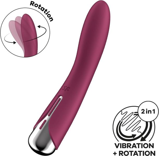 Satisfyer Spinning Vibe 1 Red zdjęcie 2
