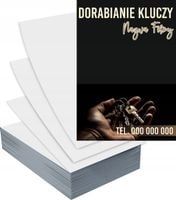 Ulotki A4 5000szt reklamowe firmowe duży wybór wzorów DORABIANIE KLUCZY