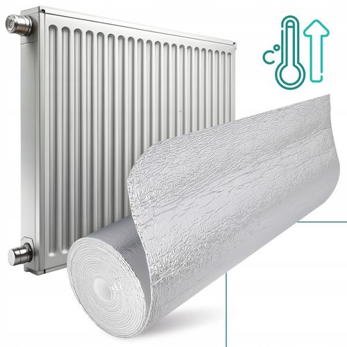 Ekran Zagrzejnikowy Mata Aluminiowa 5m Pianka Izolacyjna Odbijająca Ciep GO na Arena.pl