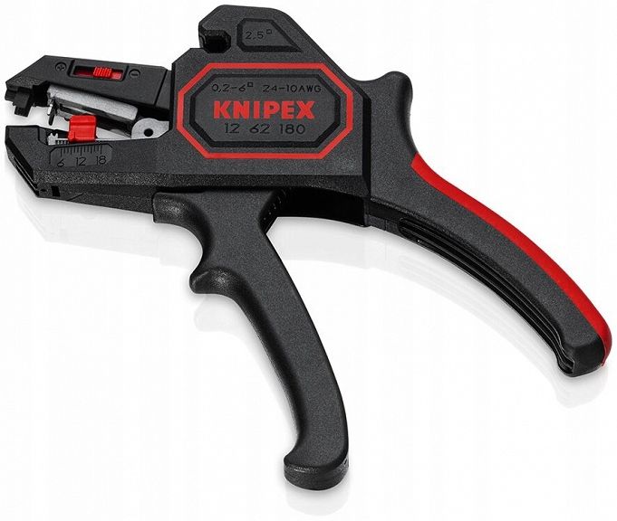 Szczypce do Ściągania Izolacji KNIPEX 12 62 180 zdjęcie 1
