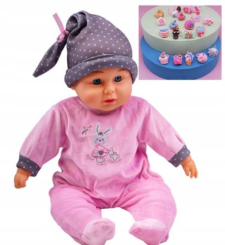 LALKA BOBAS DZIDZIUŚ MÓWIĄCY INTERAKTYWNA ZABAWKA 44cm GRATIS PIERŚCIONEK na Arena.pl