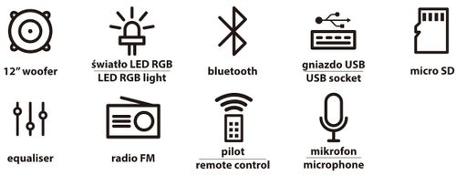 GŁOŚNIK BLUETOOTH MANTA SPK5013 MORFEUS R+L na Arena.pl