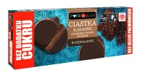 Ciastka Kakaowe z Kremem Brownie BEZ CUKRU 128 g - Pure&good