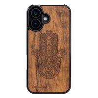 drewniane etui bewood do iphone 16 hamsa imbuia