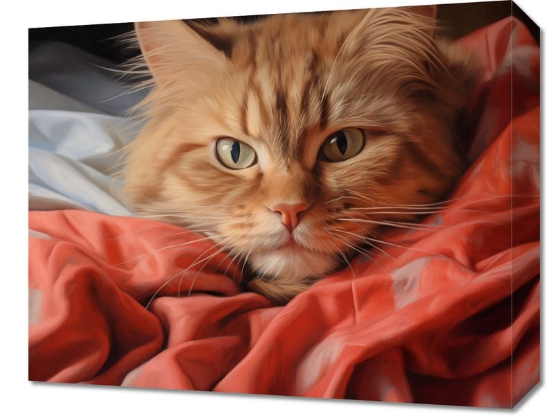 Obraz 50x40cm Mruczący Spokój zdjęcie 1