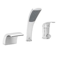 Bateria wannowa 3 otworowa prysznicowa wodospad chrom - Yoka