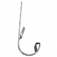 UCHWYT RYNNY PROSTY 120MM OCYNKOWANY - RSU 120P S