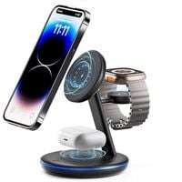 Stacja podstawka ładująca 3 w 1 15W szybka magnetyczna