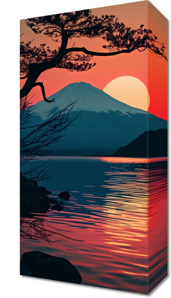 Obraz 20x40cm Góra Wieczorem zdjęcie 1