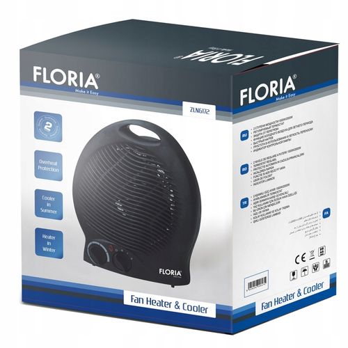 TERMOWENTYLATOR FARELKA 2000W CZARNA na Arena.pl