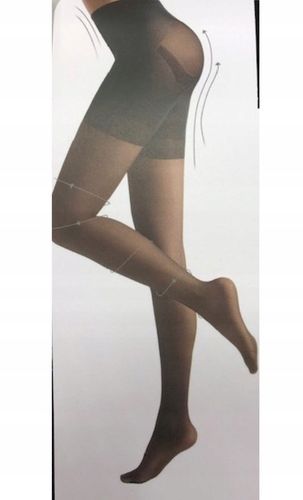 CALZEDONIA RAJSTOPY TOTAL SHAPER PUSH-UP 30 DEN MODELUJĄCE czerń 5/XL na Arena.pl