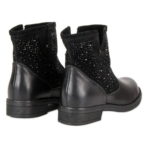 Wsuwane czarne botki r.40 na Arena.pl