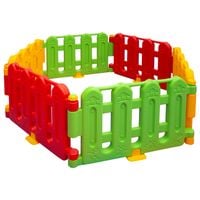 ogrodzenie modułowe dla dzieci Spring czerwono- zielony