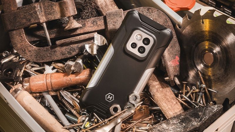 Smartfon Hammer Construction 2 5G 6 Gb / 128 Gb 5G Czarny zdjęcie 10