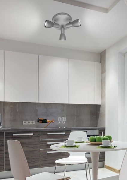 Picardo plafon 3x40W E14 szaro srebrny zdjęcie 3