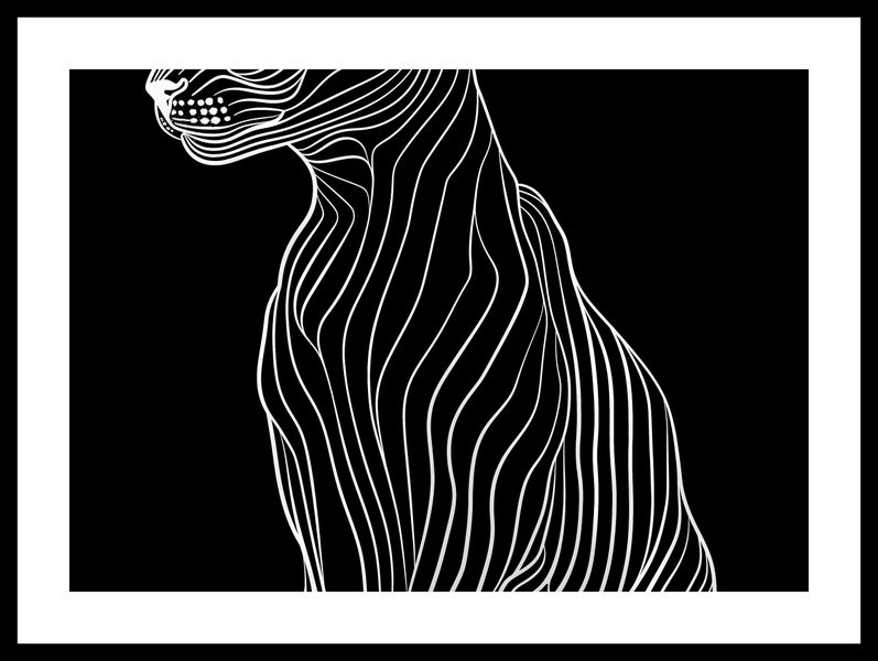 Plakat 42x29,7cm Minimalny Kontur zdjęcie 3