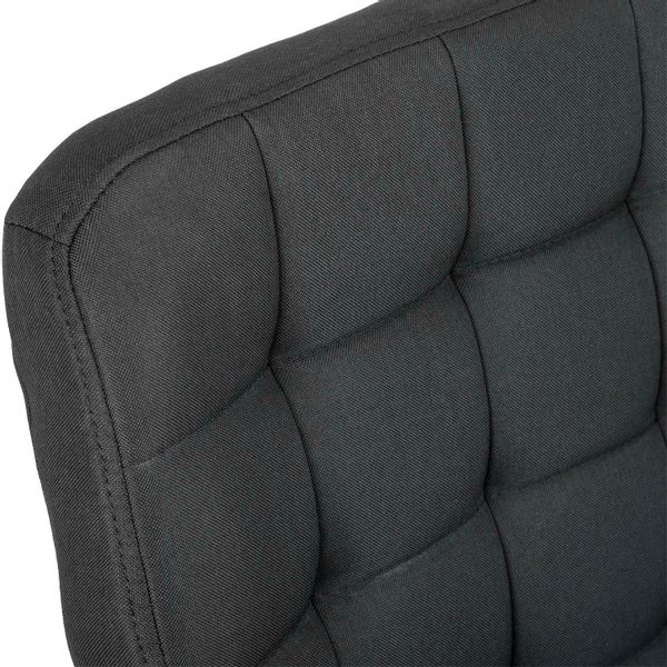 Fotel biurowy materiałowy Benton czarny zdjęcie 4