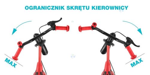 ROWEREK BIEGOWY DRAGON Z HAMULCEM NIEBIESKI #B1 na Arena.pl