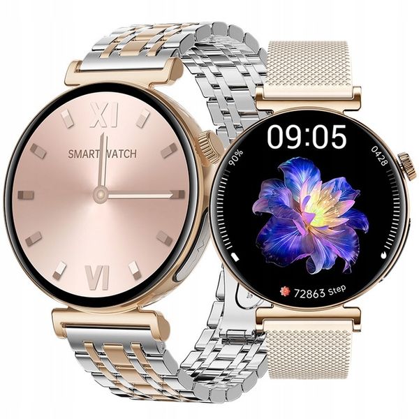 SMARTWATCH ZEGAREK DAMSKI EKG GLUKOZA CIŚNIENIE ROZMOWY SMART WATCH MENU PL zdjęcie 11