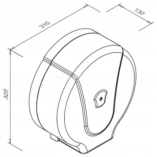 POJEMNIK NA PAPIER TOALETOWY PODAJNIK PAPIERU POPM na Arena.pl