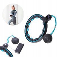 Hula hop z wypustkami HMS 43 cm czarny