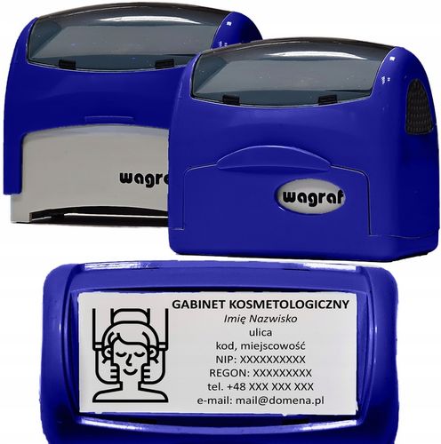 Wagraf A4 PIECZĄTKA do 8 wersów - 12 kolorów obudowy na Arena.pl