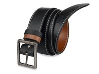 BELTIMORE Dwustronny Solidny Pasek męski skórzany Pudełko W23