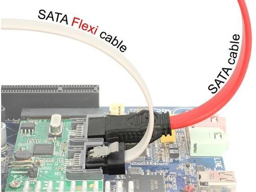 Kabel SATA DATA 50cm Flexi 6Gb/s biały na Arena.pl