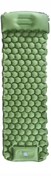 DMUCHANA MATA Z WBUDOWANĄ POMPKĄ KARIMATA LEKKI GRUBY WYGODNY MATERAC ŁÓŻKO zdjęcie 1