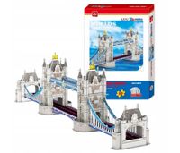 Puzzle 3D Tower London Bridge Duży Dla Dzieci i Dorosłych 78cm 118 el.