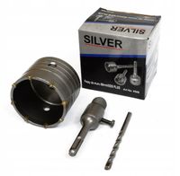 OTWORNICA FREZ DO BETONU MURU KORONKA DO PUSZEK SDS PLUS 80mm PUSZKOWY