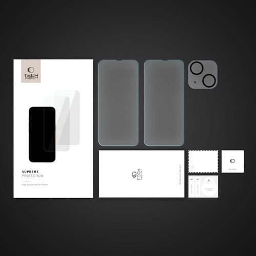 szkło hartowane tech-protect supreme set 3-pack iphone 14 clear na Arena.pl