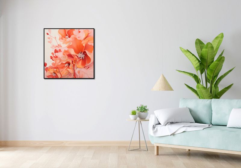 Plakat 70x70cm Płynąca Pasja zdjęcie 4