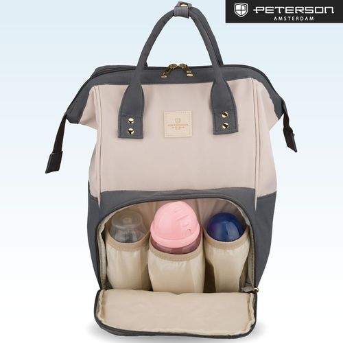 plecak materiałowy ptn jmb-01-6765 cream gray na Arena.pl