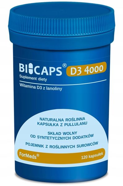 Witamina D3 4000 Bicaps D3 Formeds 120 kapsułek zdjęcie 2
