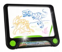 MAGICZNA TABLICA DO RYSOWANIA DLA DZIECI FLUORESCENCYJNA - DINOZAURY