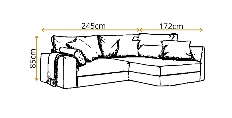 Narożnik MAGIC funkcja spania PRODUCENT zdjęcie 9