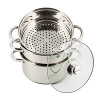 garnek na parę kinghoff 4 elem. 22cm kh-3328