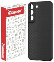 etui do samsung galaxy s22 silikonowe matowe z ochroną aparatu czarne tpu