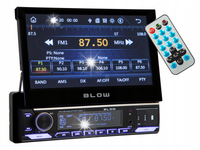 RADIO SAMOCHODOWE 1-DIN 7 CALI WYSUWANY DOTYKOWY EKRAN CARPLAY ANDROID AUTO