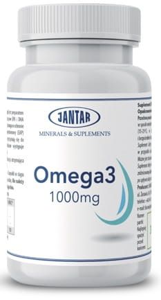 Omega 3 1000 mg 90 kapsułek - jantar zdjęcie 1