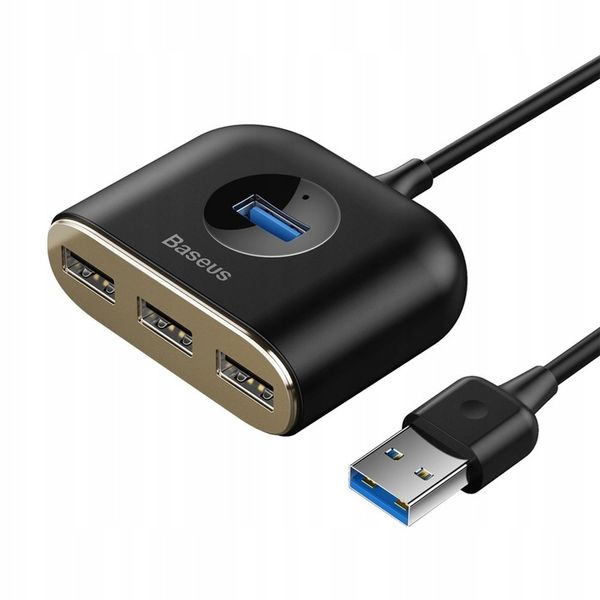 BASEUS HUB PRZEJŚCIÓWKA ROZDZIELACZ 3x USB 2.0/USB 3.0 KABEL PRZEWÓD USB 1m zdjęcie 9