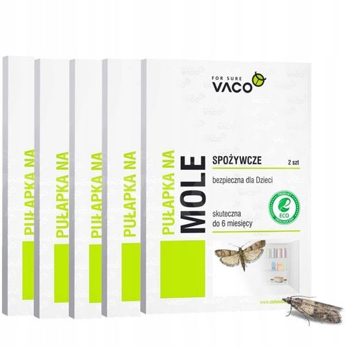 10x Silna Pułapka Na Mole Spożywcze Kuchenne Feromony Lep Na Mole na Arena.pl