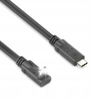 PURELINK PI6610-010 PUREINSTALL MICROX4 KABEL USB C-C 90° USB4 20 Gbps 1m