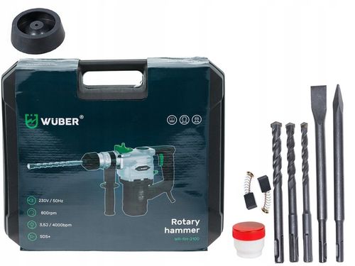 MŁOT UDAROWY MŁOTOWIERTARKA + DŁUTA, WIERTEŁA SDS+ na Arena.pl