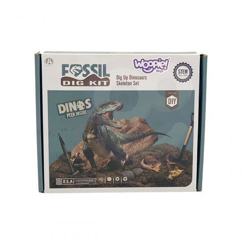 WOOPIE Wykopaliska Dinozaurów 6 Losowych Figurek Szkieletów Dinozaurów na Arena.pl