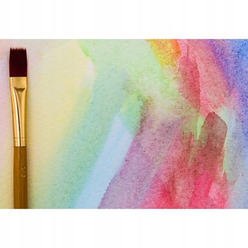 FARBY AKWARELOWE METALICZNE WODNE ZESTAW FARB W KOSTKACH AKWARELE 70 KOL na Arena.pl