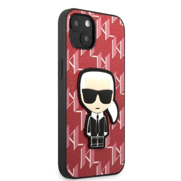 Etui Karl Lagerfeld do iPhone 15, iPhone 14, iPhone 13, Czerwony zdjęcie 4