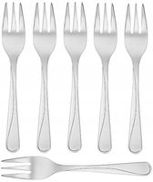 GERLACH SZTUĆCE NIERDZEWNE MANGO 04G ZESTAW WIDELCZYKI CIASTA TORTU 6 OSÓB